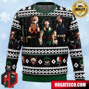 My Hero Academia Top 3 Anime Ape Chirstmas Gifts 2024 Xmas For Family And Friends Ugly Sweater