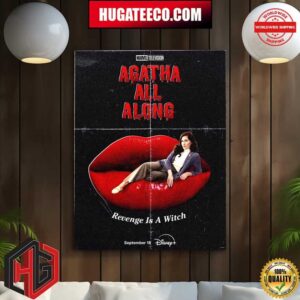 Official Poster For Agatha All Along Inspired By The Rocky Horror Picture Show Marvel Television Home Decor Poster Canvas