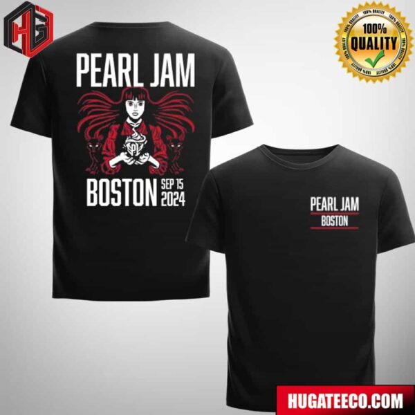 Pearl Jam Dark Matter World Tour With Glen Hansard Merch Event Teee In Boston MA At Fenway Park On September 15 2024 Two Sides Unisex T-Shirt