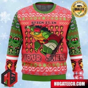 Raphael Rise of the Teenage Mutant Ninja Turtles Anime Ape Chirstmas Gifts 2024 Xmas For Family And Friends Ugly Sweater