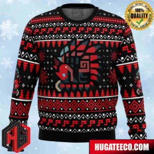 Rathalos Monster Hunter Anime Ape Chirstmas Gifts 2024 Xmas For Family And Friends Ugly Sweater