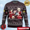 Rick And Morty We’re In A Xmas Sweater Anime Ape Chirstmas Gifts 2024 Xmas For Family And Friends Ugly Sweater