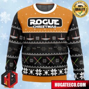 Rogue Christmas Star Wars Anime Ape Chirstmas Gifts 2024 Xmas For Family And Friends Ugly Sweater