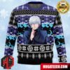 Satoru Gojo Jujutsu Kaisen Anime Ape Chirstmas Gifts 2024 Xmas For Family And Friends Ugly Sweater