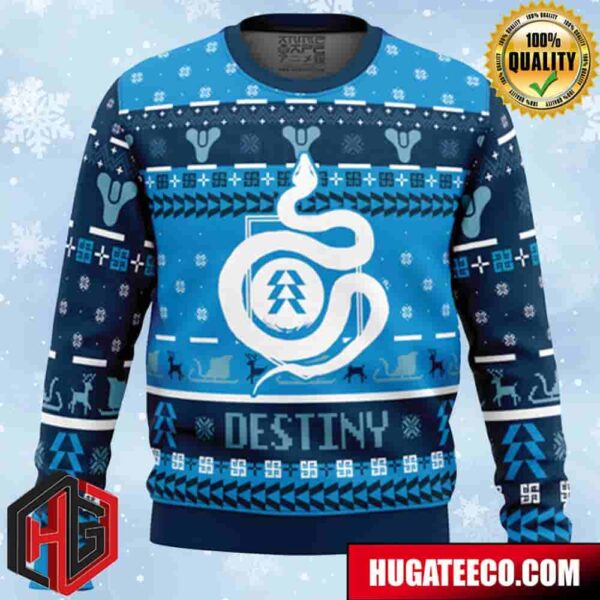 Serpent Emblem Destiny Hunter Anime Ape Chirstmas Gifts 2024 Xmas For Family And Friends Ugly Sweater