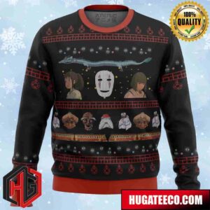 Studio Ghibli Spirited Anime Ape Chirstmas Gifts 2024 Xmas For Family And Friends Ugly Sweater