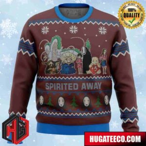 Studio Ghibli Spirited Away Alt Anime Ape Chirstmas Gifts 2024 Xmas For Family And Friends Ugly Sweater