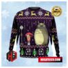 Studio Ghibli Totoro Rain Anime Ape Chirstmas Gifts 2024 Xmas For Family And Friends Ugly Sweater