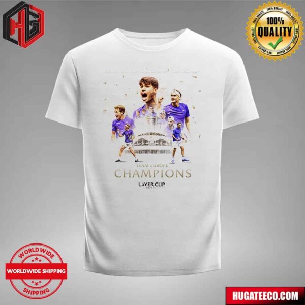 Team Europe Are Laver Cup Berlin 2024 Champions Once Again T-Shirt