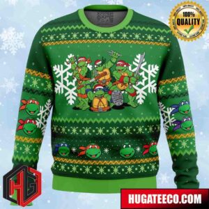 Teenage Mutant Ninja Turtles Christmas Anime Ape Chirstmas Gifts 2024 Xmas For Family And Friends Ugly Sweater