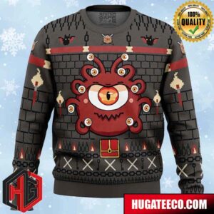 The Beholder Dungeons And Dragons Anime Ape Chirstmas Gifts 2024 Xmas For Family And Friends Ugly Sweater