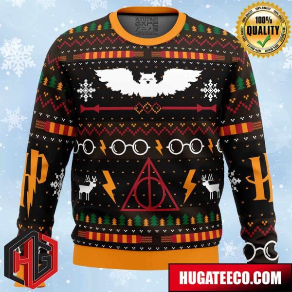 The Sweater That Lived Harry Potter Anime Ape Chirstmas Gifts 2024 Xmas For Family And Friends Ugly Sweater