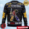 Red Ranger Ho-Ho Power Rangers Anime Ape Chirstmas Gifts 2024 Xmas For Family And Friends Ugly Sweater