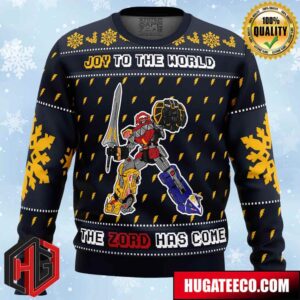 The Zord Has Come Power Rangers Anime Ape Chirstmas Gifts 2024 Xmas For Family And Friends Ugly Sweater