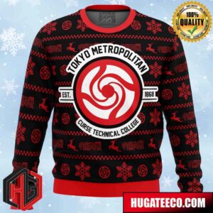 Tokyo Metropolitan Jujutsu Kaisen Anime Ape Chirstmas Gifts 2024 Xmas For Family And Friends Ugly Sweater