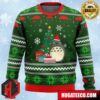 Totoro and Friends My Neighbor Totoro Anime Ape Chirstmas Gifts 2024 Xmas For Family And Friends Ugly Sweater