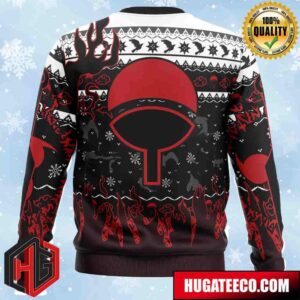 Uchiha Emblem Naruto Christmas Sweater Anime Ape Chirstmas Gifts 2024 Xmas For Family And Friends Ugly Sweater