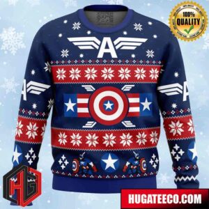 Winter Soldier Captain America Marvel Anime Ape Chirstmas Gifts 2024 Xmas For Family And Friends Ugly Sweater