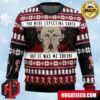 An Apple A Day Can Keep Santa Away If You Throw It Hard Enough My Little Monster Anime Ape Chirstmas Gifts 2024 Xmas For Family And Friends Ugly Sweater