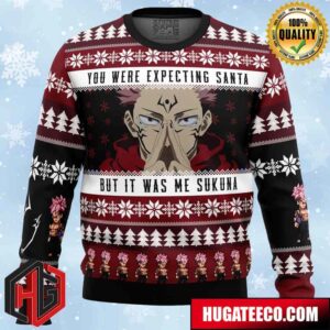 You Were Expecting Santa Sukuna Jujutsu Kaisen Anime Ape Chirstmas Gifts 2024 Xmas For Family And Friends Ugly Sweater