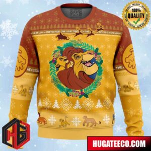 Christmas The Lion King Disney Anime Ape Chirstmas Gifts 2024 Xmas For Family And Friends Ugly Sweater