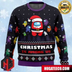 Christmas is Among Us Anime Ape Chirstmas Gifts 2024 Xmas For Family And Friends Ugly Sweater