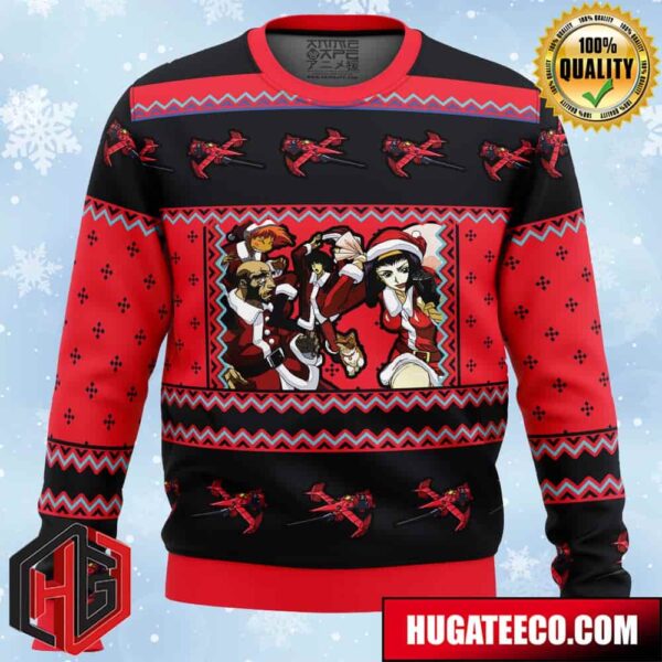 Cowboy Bebop Holiday Anime Ape Chirstmas Gifts 2024 Xmas For Family And Friends Ugly Sweater