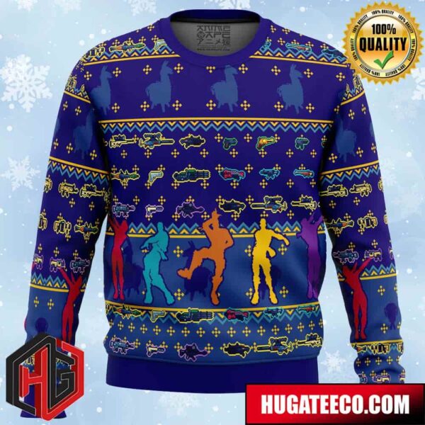 Fortnite Party Anime Ape Chirstmas Gifts 2024 Xmas For Family And Friends Ugly Sweater