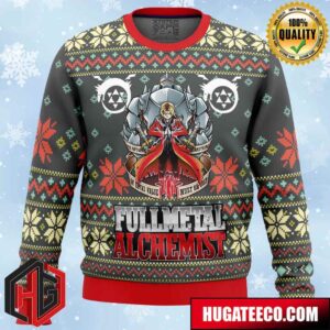 Fullmetal Alchemist Alt Anime Ape Chirstmas Gifts 2024 Xmas For Family And Friends Ugly Sweater