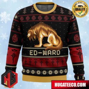 Fullmetal Alchemist Chimera Nina Tucker Ed-ward Anime Ape Chirstmas Gifts 2024 Xmas For Family And Friends Ugly Sweater