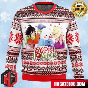 Happy Holidays Seraph Of The End Anime Ape Chirstmas Gifts 2024 Xmas For Family And Friends Ugly Sweater