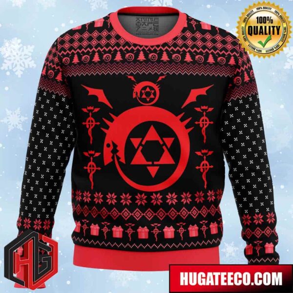 Homonculi Fullmetal Alchemist Anime Ape Chirstmas Gifts 2024 Xmas For Family And Friends Ugly Sweater