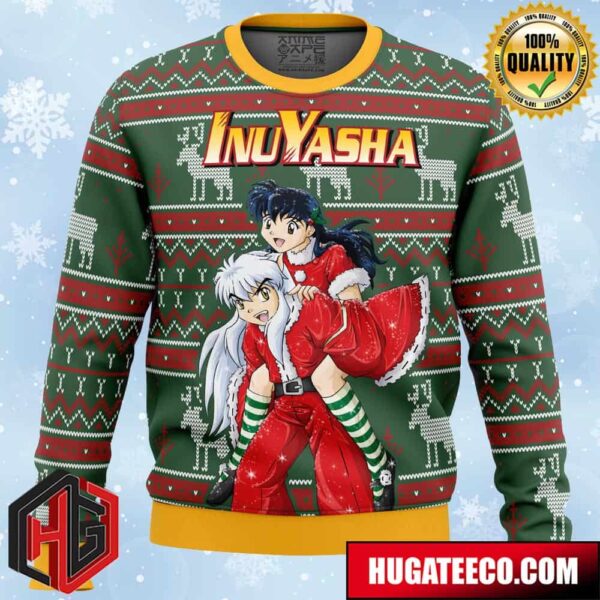 Inuyasha Alt Anime Ape Chirstmas Gifts 2024 Xmas For Family And Friends Ugly Sweater