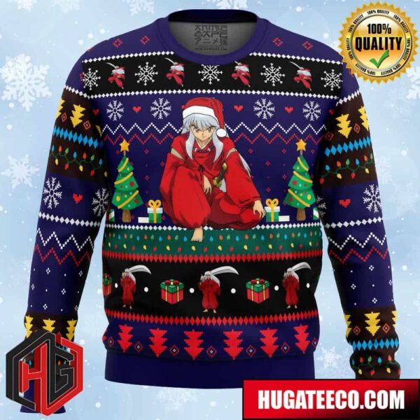 Inuyasha Anime Ape Chirstmas Gifts 2024 Xmas For Family And Friends Ugly Sweater