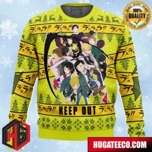 Keep Out Durarara Anime Ape Chirstmas Gifts 2024 Xmas For Family And Friends Ugly Sweater