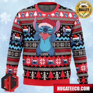 Lilo and Stitch Anime Ape Chirstmas Gifts 2024 Xmas For Family And Friends Ugly Sweater