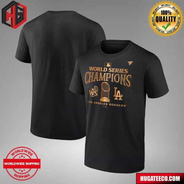 Los Angeles Dodgers Fanatics 2024 World Series Champions Locker T-Shirt