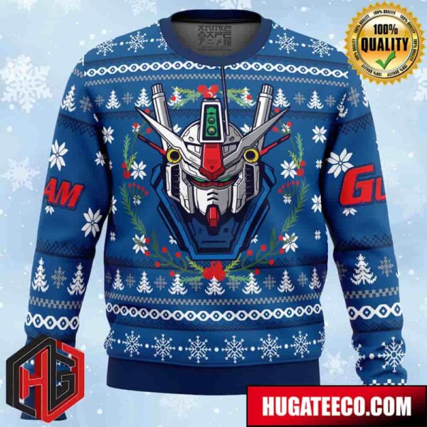 Mobile Suit RX 78 Gundam Anime Ape Chirstmas Gifts 2024 Xmas For Family And Friends Ugly Sweater