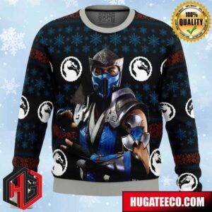 Mortal Kombat Sub Zero Anime Ape Chirstmas Gifts 2024 Xmas For Family And Friends Ugly Sweater