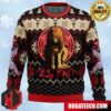 One Christmas to Rule Them All The Lord of the Rings Anime Ape Chirstmas Gifts 2024 Xmas For Family And Friends Ugly Sweater