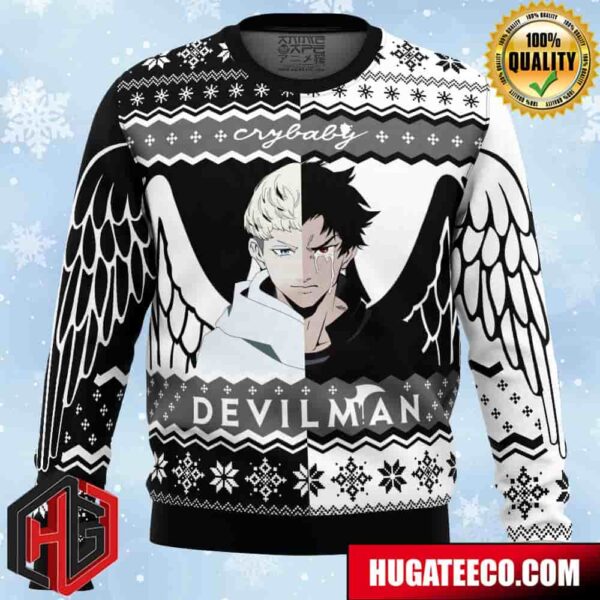 Rival Devilman Crybabys Anime Ape Chirstmas Gifts 2024 Xmas For Family And Friends Ugly Sweater