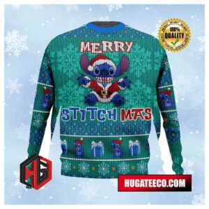 Stitch Merry Stitchmas Anime Ape Chirstmas Gifts 2024 Xmas For Family And Friends Ugly Sweater