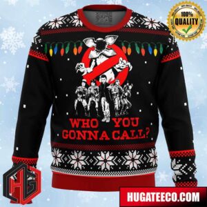 Stranger Things Who You Gonna Call Anime Ape Chirstmas Gifts 2024 Xmas For Family And Friends Ugly Sweater