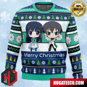 Tatsuya And Miyuki The Irregular at Magic High School Anime Ape Chirstmas Gifts 2024 Xmas For Family And Friends Ugly Sweater