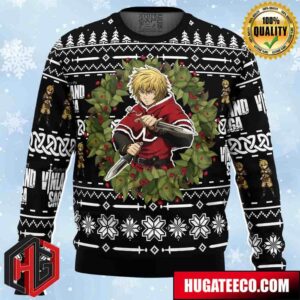 Thorfinn Vinland Saga Anime Ape Chirstmas Gifts 2024 Xmas For Family And Friends Ugly Sweater