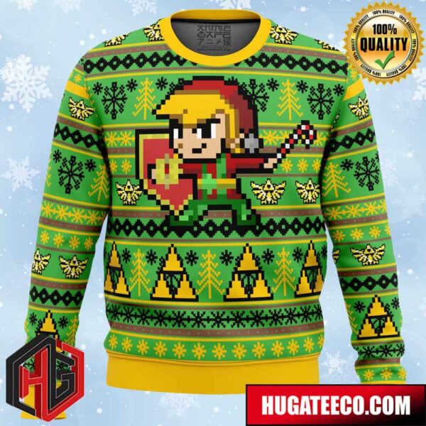 The Legend Of Zelda Holiday Link Anime Ape Chirstmas Gifts 2024 Xmas For Family And Friends Ugly Sweater