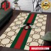 Gucci Rug Carpet With Black And White Chain Of Logos Fashion And Simple Style Home Decor For Bedroom And Living Room