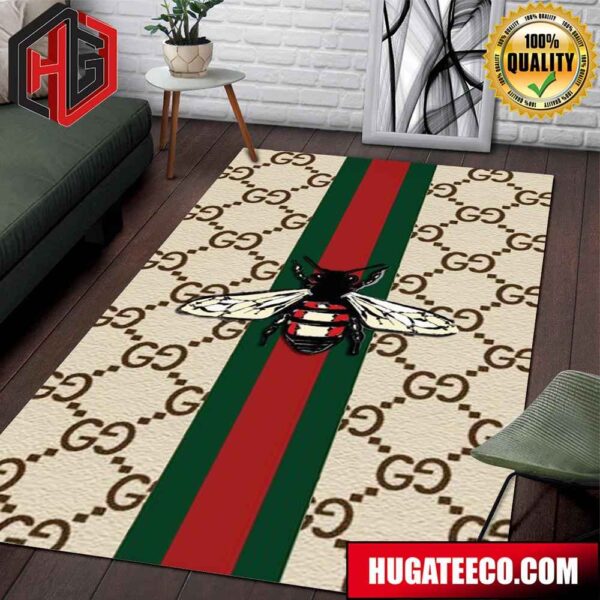 Gucci Rug Carpet With A Giant Bee Fashion And Luxury Home Decor For Bedroom And Living Room