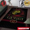 Gucci Rug Carpet With Crisp Frozen Design Text Style And Fashion Home Decor For Living Room And Bedroom