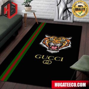 Gucci Rug Carpet With Giant Tiger Head And Traditional Design Fashion And Aggressive Style Home Decor For Bedroom And Living Room